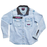 The Surge Matrix Sport Denim Button Down