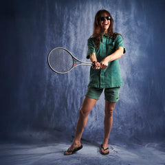 Rec Center Sport Denim Short Sleeve Shirt