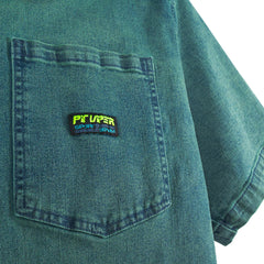 Rec Center Sport Denim Short Sleeve Shirt
